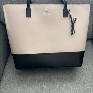 Kate Spade Black and Cream Tote Bag